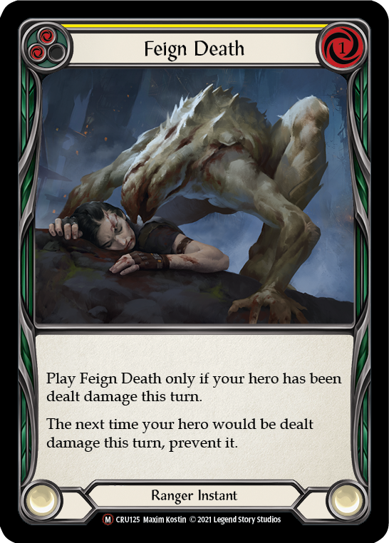 Fingir muerte [U-CRU125] (Crucible of War Unlimited) Lámina arcoíris ilimitada 