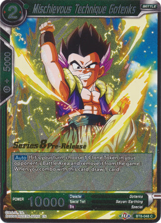 Técnica traviesa Gotenks (BT8-048_PR) [Promociones de presentación de Malicious Machinations] 