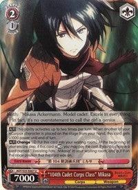 "104th Cadet Corps Class" Mikasa (AOT/S35-E067 U) [Attack on Titan] - Blue Jay's Cauldron