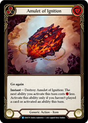 Amuleto de ignición [EVR179] (Everfest) 1.ª edición Cold Foil 