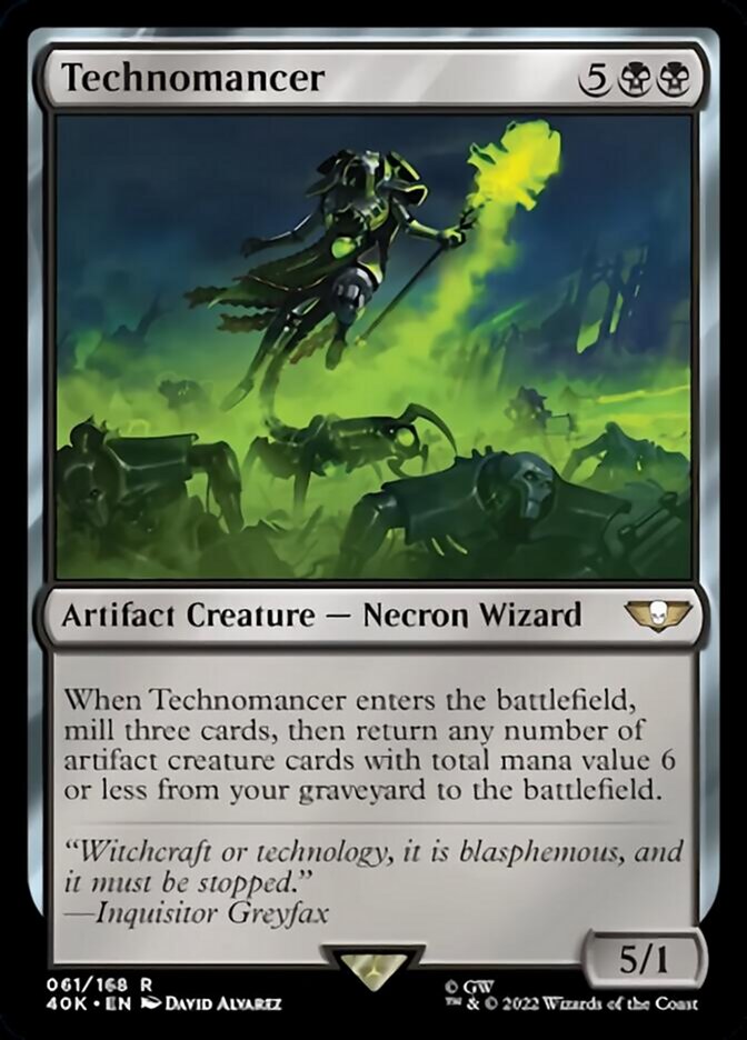 Tecnomante (lámina de sobretensión) [Warhammer 40,000] 