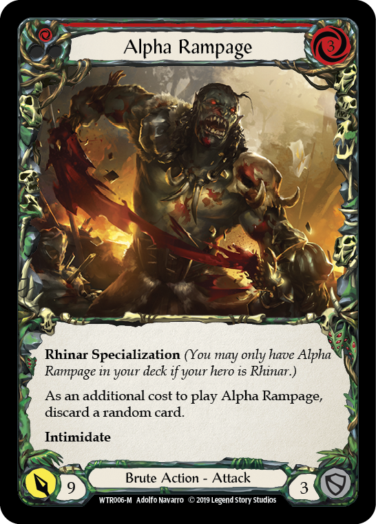 Alpha Rampage [WTR006-M] (Bienvenido a Rathe) Alpha Print Normal 