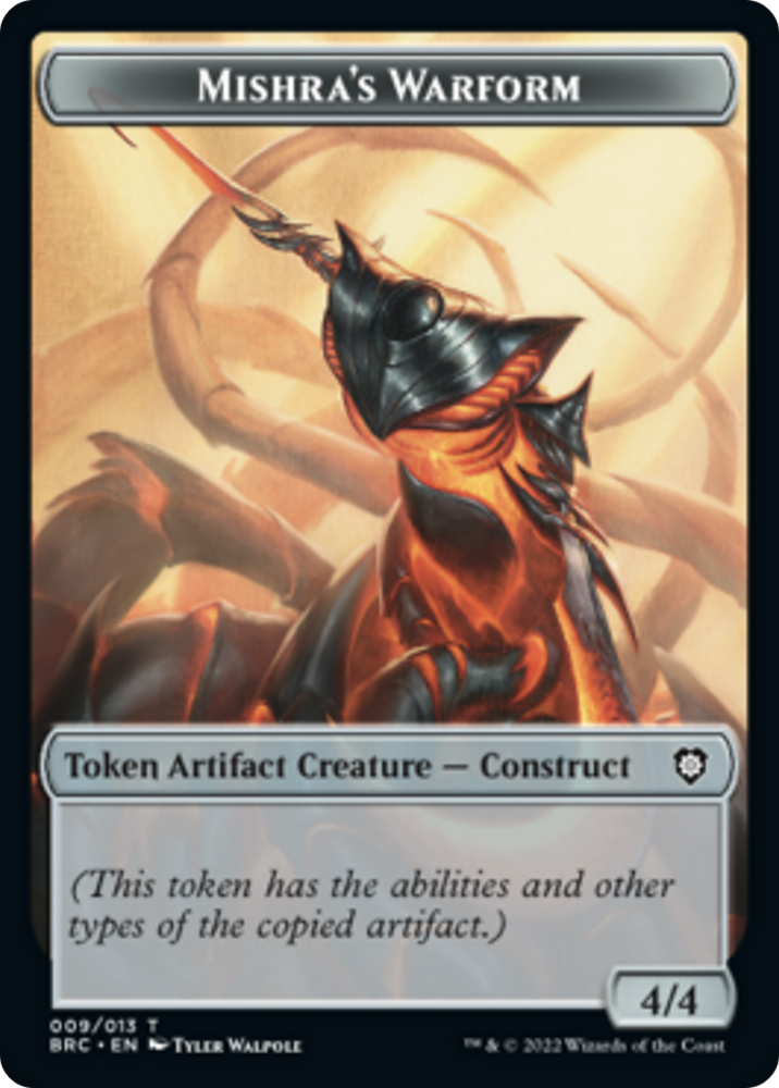 Forma de guerra de Mishra // Token de doble cara Inkling [Fichas de comandante de guerra de los hermanos] 