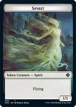 Pájaro // Ficha de espíritu de doble cara [Mazos Starter Commander] 