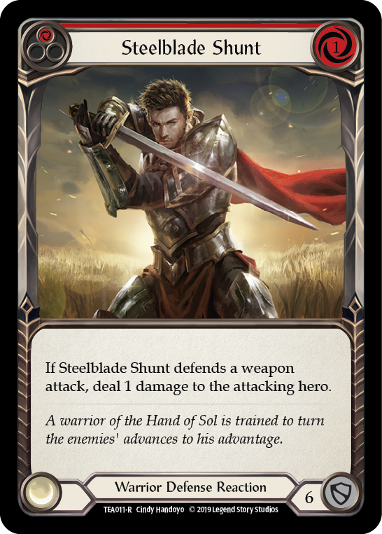Steelblade Shunt (Rojo) [TEA011-R] (Dorinthea Hero Deck) 1.ª edición Normal 