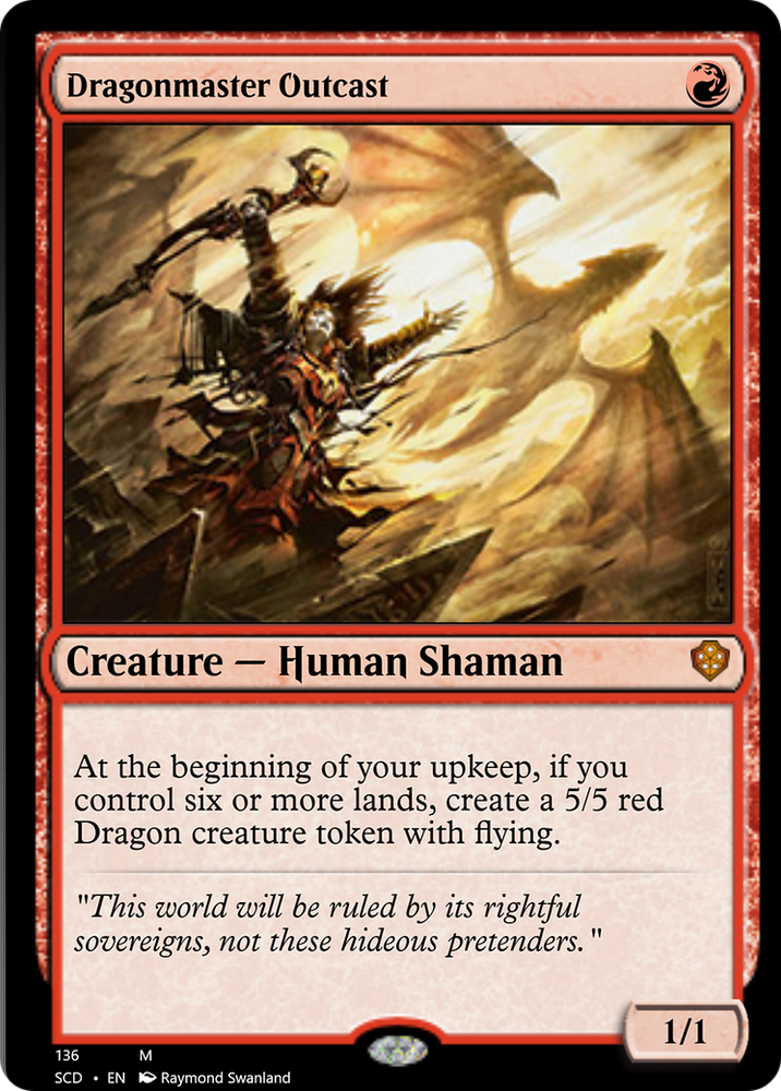 Dragonmaster Outcast [Mazos Starter Commander] 