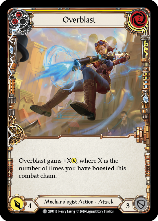 Overblast (Amarillo) [CRU113] (Crucible of War) 1.ª edición Normal 