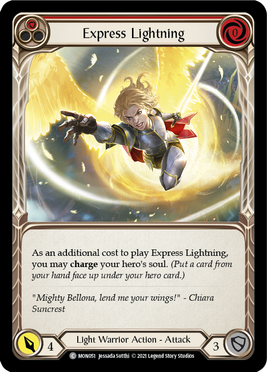 Express Lightning (rojo) [MON051] (Monarch) 1.ª edición Normal 
