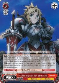 "Great Holy Grail War" Saber of Red (APO/S53-TE08 TD) [Fate/Apocrypha] - Blue Jay's Cauldron