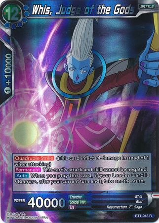 Whis, Juez de los Dioses (BT1-043) [Batalla Galáctica] 
