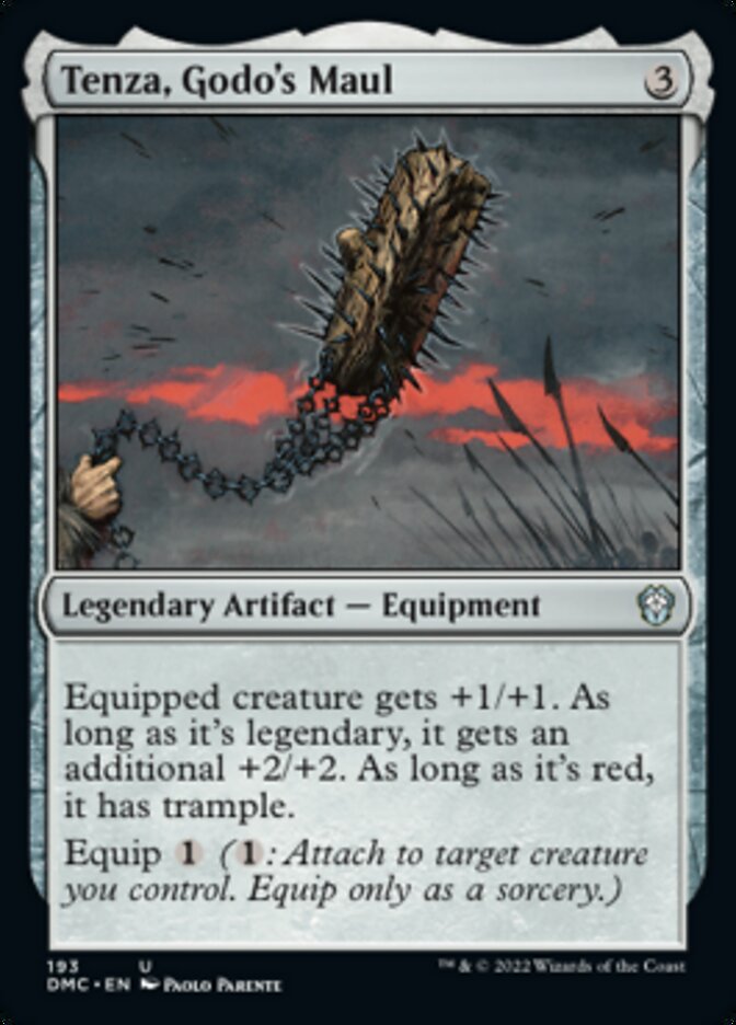 Tenza, el mazo de Godo [Comandante Unido de Dominaria] 