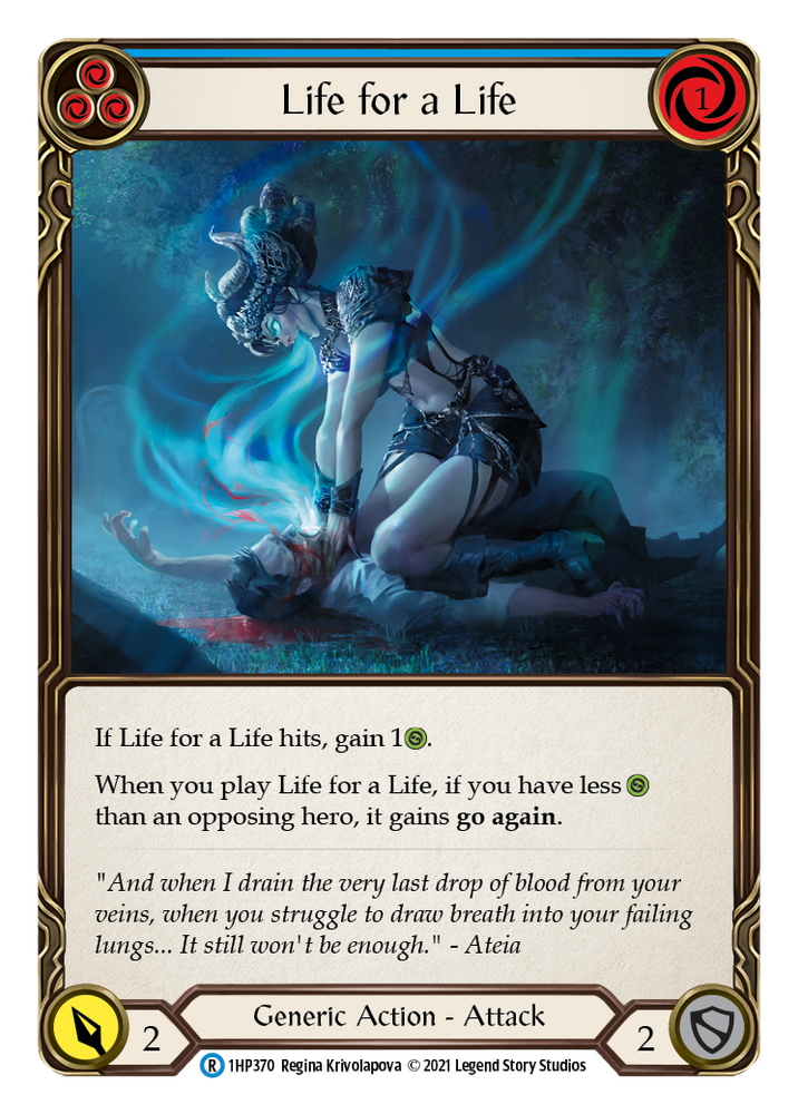 Vida por una vida (azul) [1HP370] (Paquete de historia 1) 