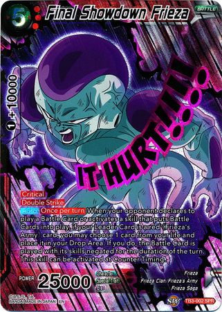 Final Showdown Frieza (SPR) (TB3-002) [Choque de destinos] 