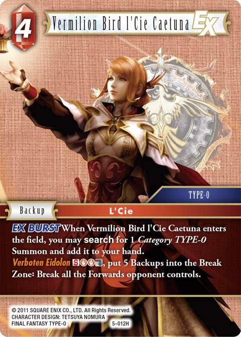 Pájaro bermellón l'Cie Caetuna [Opus V] 
