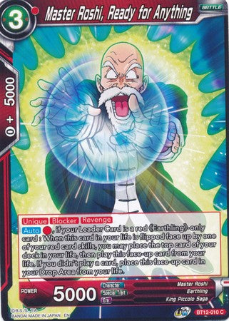 Maestro Roshi, listo para cualquier cosa (BT12-010) [Rejuvenecimiento vicioso] 
