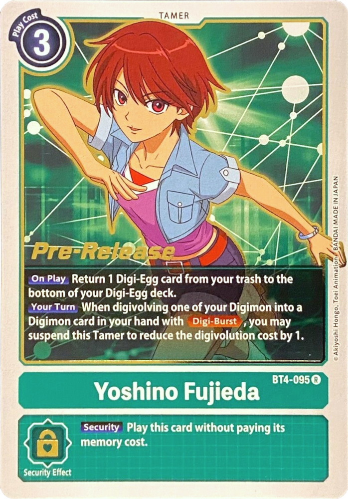 Yoshino Fujieda [BT4-095] [Promociones previas al lanzamiento de Great Legend] 