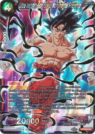 Ultra Instinto Son Goku, Presencia Monumental (DB2-002) [Multiverso Divino] 