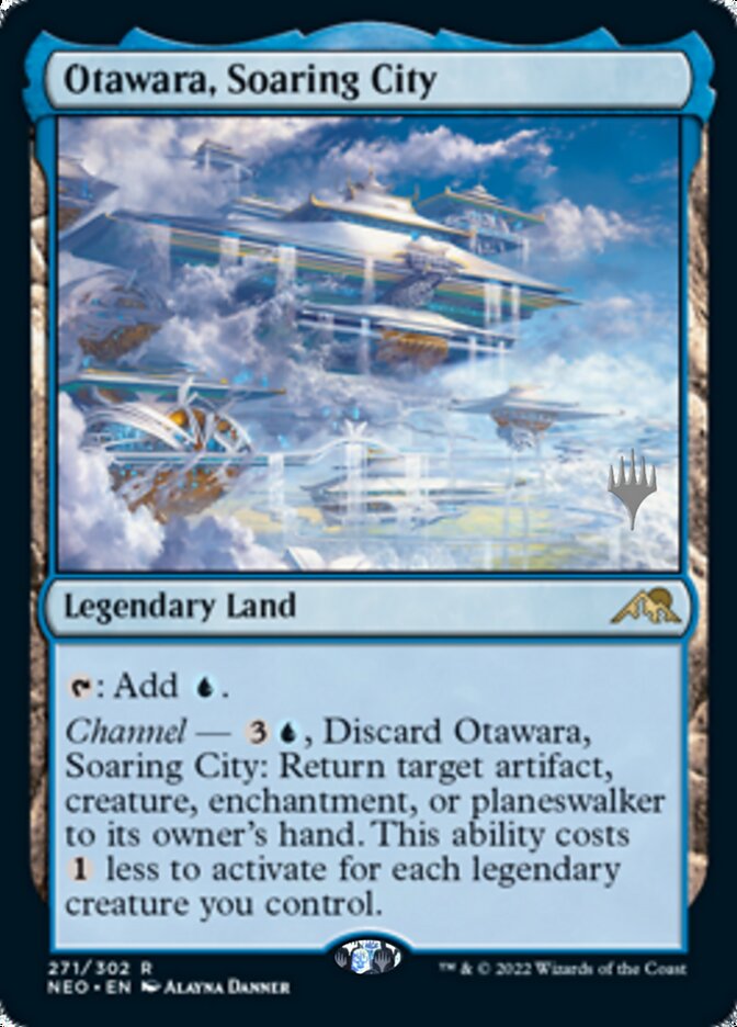 Otawara, Soaring City (paquete promocional) [Kamigawa: Promociones de Neon Dynasty] 
