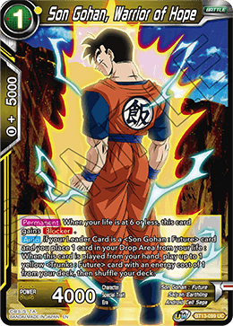 Son Gohan, Guerrero de la Esperanza (Poco común) (BT13-099) [Rivalidad Suprema] 