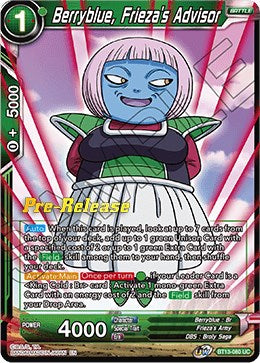 Berryblue, asesor de Freezer (BT13-080) [Promociones de presentación de Supreme Rivalry] 
