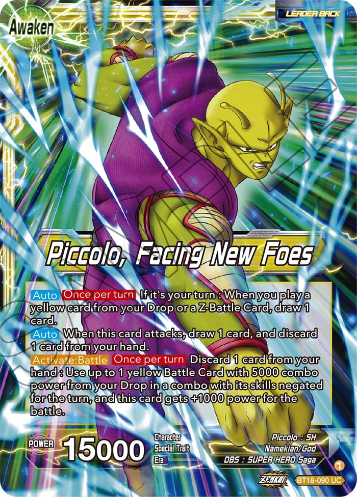 Piccolo // Piccolo, enfrentándose a nuevos enemigos (BT18-090) [Dawn of the Z-Legends] 