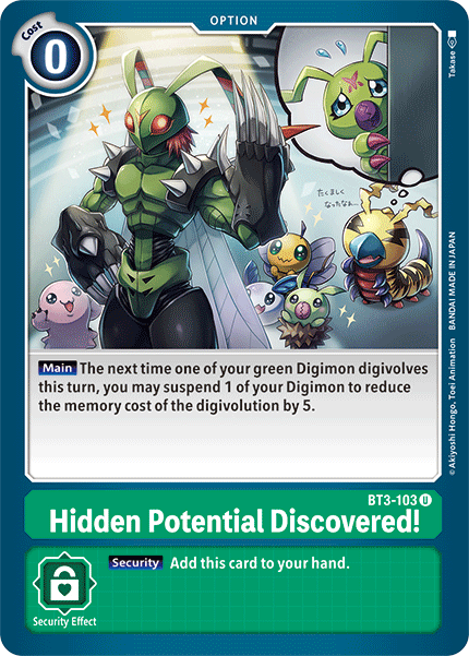 ¡Potencial oculto descubierto! [BT3-103] [Lanzamiento de refuerzo especial Ver.1.5] 