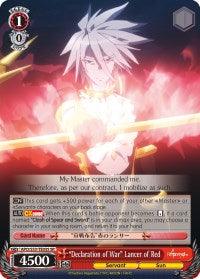 "Declaration of War" Lancer of Red (APO/S53-TE03S SR) [Fate/Apocrypha] - Blue Jay's Cauldron