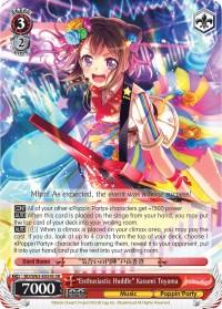 "Enthusiastic Huddle" Kasumi Toyama (BD/W63-E054S SR) [BanG Dream! Girls Band Party! Vol.2] - Blue Jay's Cauldron