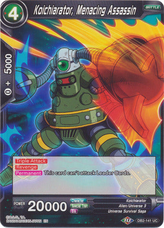Koichiarator, asesino amenazador (DB2-141) [Divine Multiverse] 