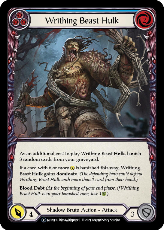 Hulk Bestia Retorcida (Azul) [U-MON131] (Monarch Unlimited) Ilimitado Normal 