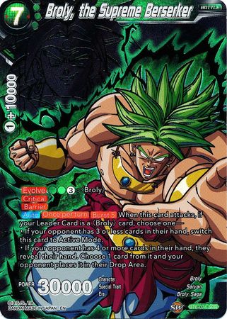 Broly, el Berserker Supremo (SPR) (BT6-074) [Reyes Destructores] 