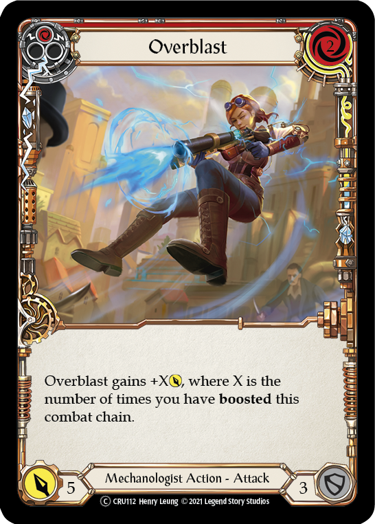 Overblast (Rojo) [U-CRU112] (Crucible of War Unlimited) Ilimitado Normal 