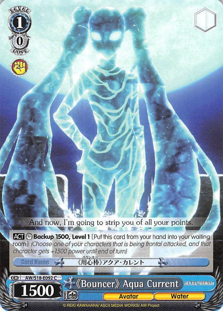 "Bouncer" Aqua Current (AW/S18-E092 C) [Accel World] - Blue Jay's Cauldron