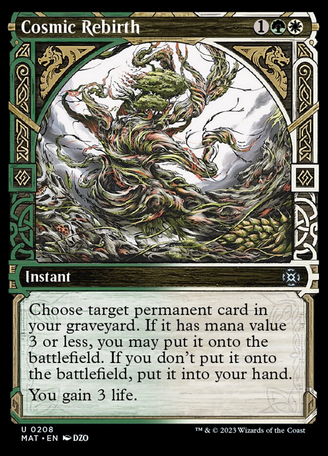 Renacimiento cósmico (Showcase Halo Foil) [March of the Machine: The Aftermath] 