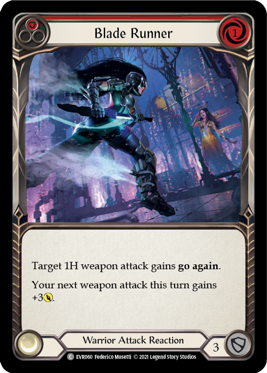 Blade Runner (rojo) [EVR060] (Everfest) 1.ª edición Rainbow Foil 
