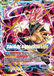Goku Black // SS Rose Goku Black, el comienzo del regreso a la desesperación (Estampado dorado) (EX22-01) [Ultimate Deck 2023] 