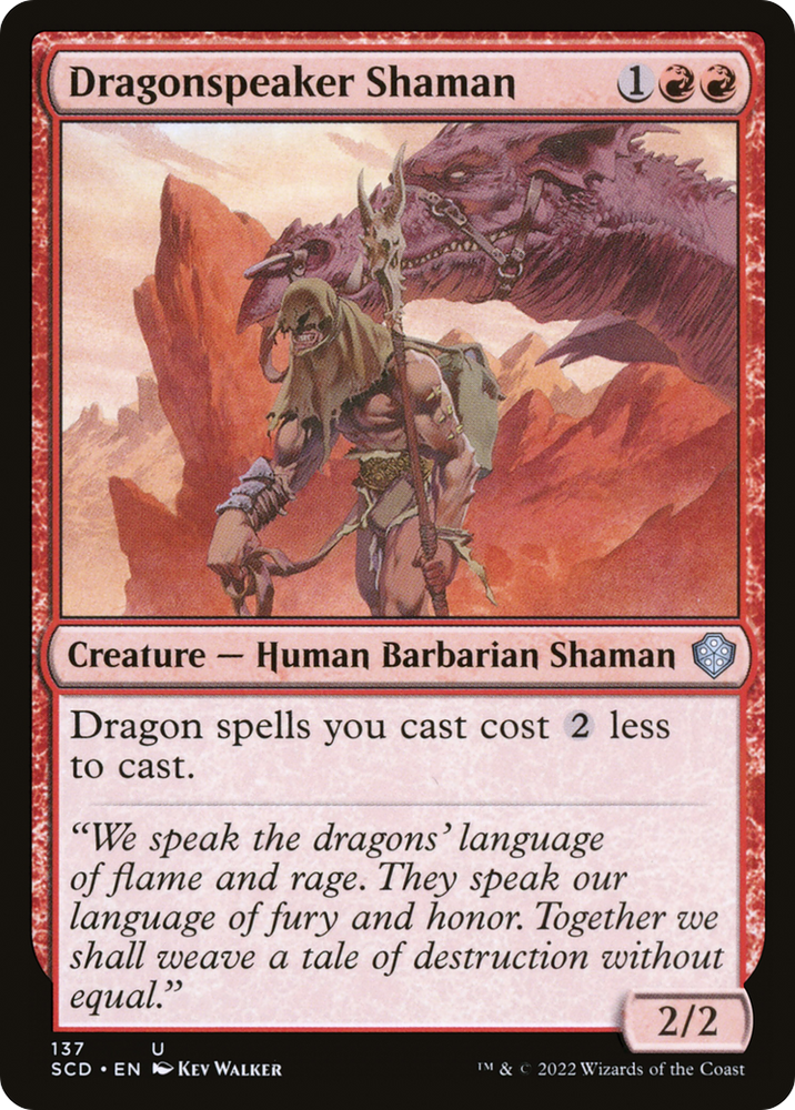 Chamán Habladragones [Mazos Starter Commander] 