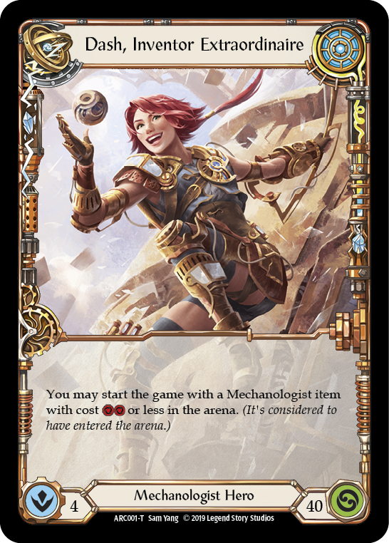 Dash // Dash, Inventor Extraordinario [ARC002-T // ARC001-T] (Arcane Rising) 1.ª edición Normal 