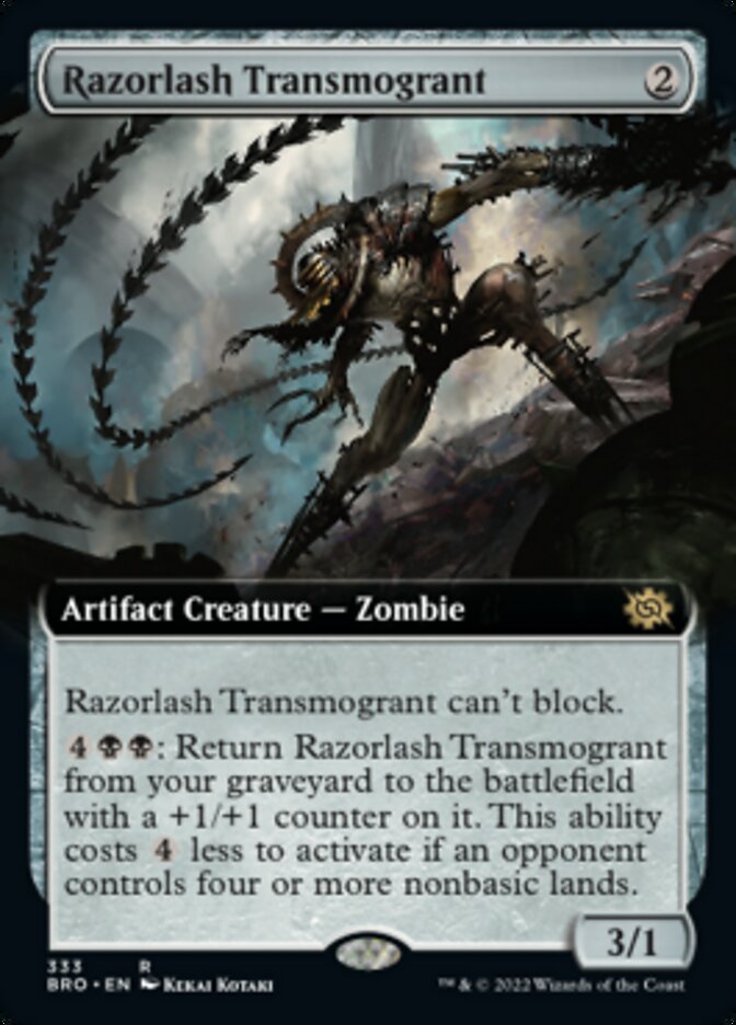 Razorlash Transmogrant (Arte extendido) [La guerra de los hermanos] 