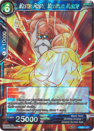 Maestro Roshi, Máximo Músculo (DB2-034) [Multiverso Divino] 