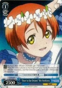 "Door to Our Dreams" Rin Hoshizora (LL/W34-E081 U) [Love Live! Vol. 2] - Blue Jay's Cauldron