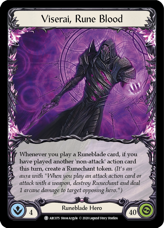 Viserai // Viserai, Rune Blood [U-ARC076 // U-ARC075] (Arcane Rising Unlimited) Ilimitado Normal 