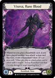 Viserai // Viserai, Rune Blood [U-ARC076 // U-ARC075] (Arcane Rising Unlimited) Ilimitado Normal 