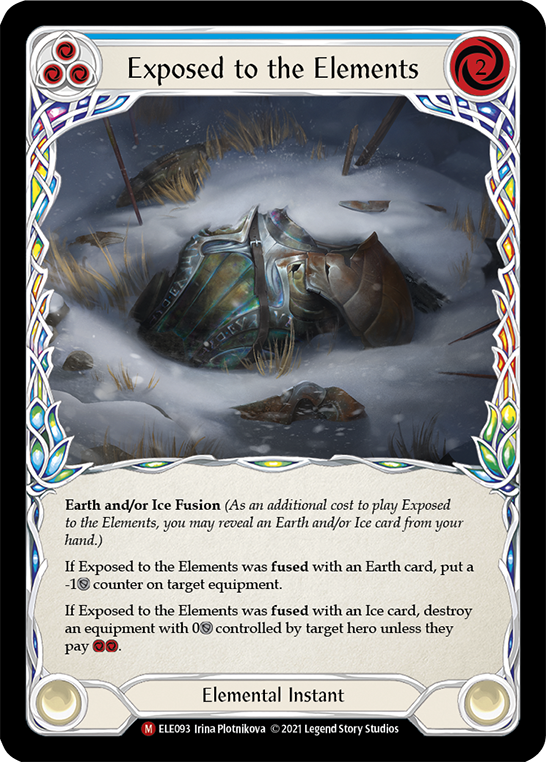 Expuesto a los elementos [ELE093] (Tales of Aria) 1.ª edición Rainbow Foil 