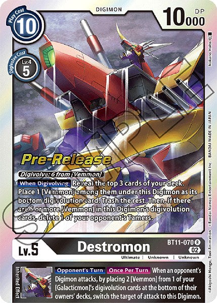 Destromon [BT11-070] [Promociones de prelanzamiento de la fase dimensional] 