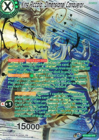 Rey Piccolo, Conquistador Dimensional (SPR) (BT12-057) [Rejuvenecimiento vicioso] 