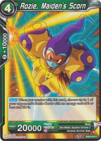 Rozie, el desprecio de la doncella (DB2-076) [Divine Multiverse] 