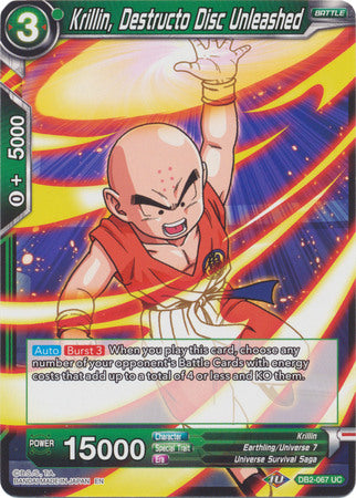 Krillin, Disco Destructo desatado (DB2-067) [Divine Multiverse] 