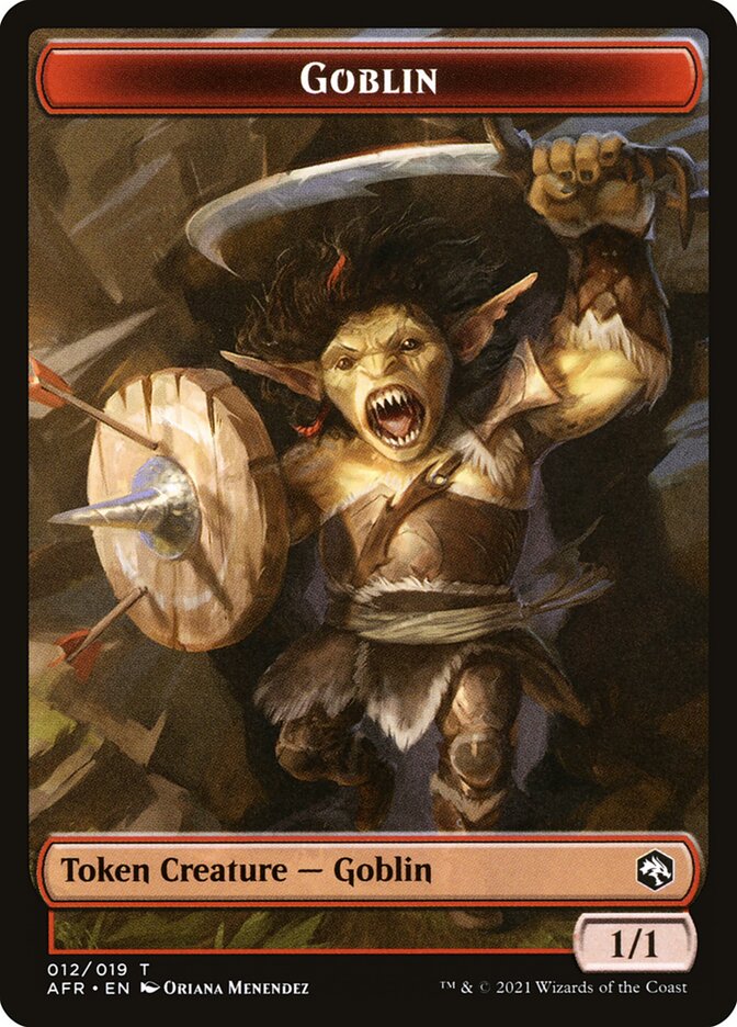 Duende (012) // Sangre (017) Ficha de doble cara [Challenger Decks 2022 Tokens] 