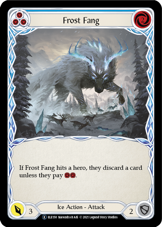 Frost Fang (Azul) [U-ELE150] (Tales of Aria Unlimited) Ilimitado Normal 
